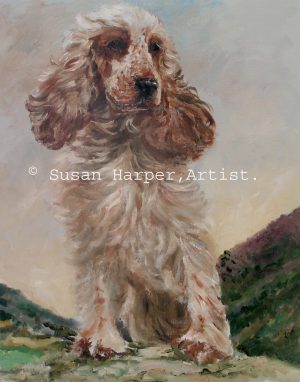 Painting of a Cocker Spaniel 6